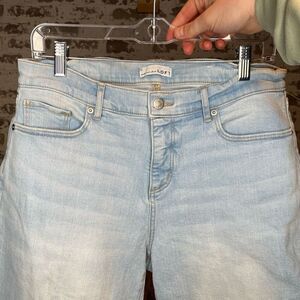 Loft | women light wash girlfriend denim jeans